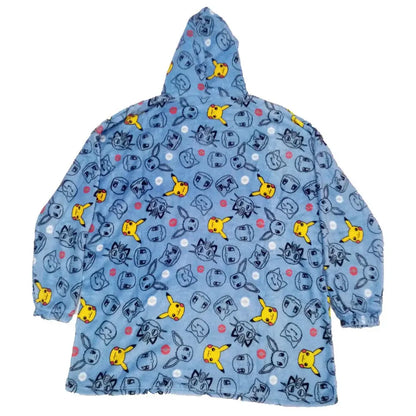 Pokemon oversize sweatshirt coat kids coral Nerdscape