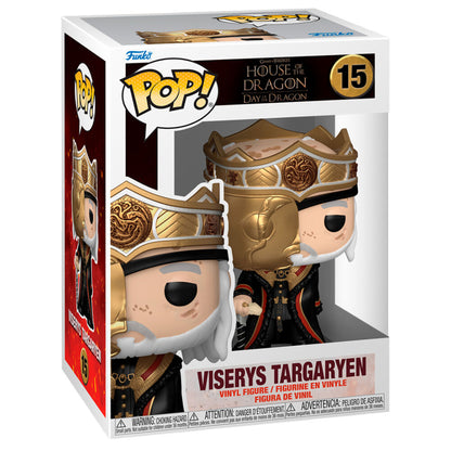 Funko Pop! House of the Dragon Viserys Targaryen 5 + 1 Chase - Figura da Collezione Vinyl Nerdscape