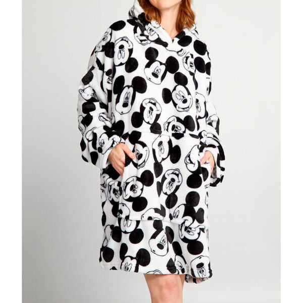 Disney Mickey oversize sweatshirt coat adult coral Nerdscape