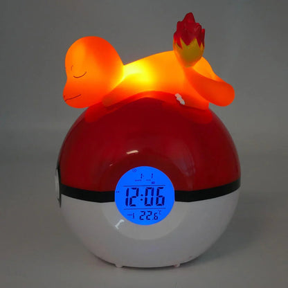 Pokemon Charmander Pokeball lamp alarm clock Nerdscape