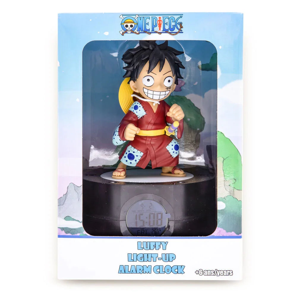 One Piece Luffy alarm clock figure 20cm Nerdscape