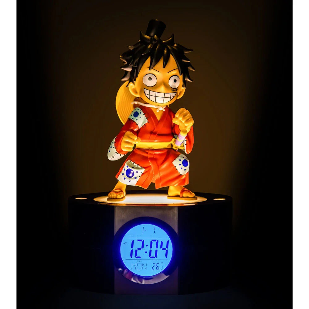 One Piece Luffy alarm clock figure 20cm Nerdscape