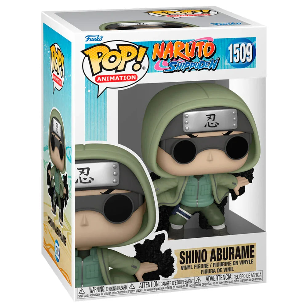 Funko Pop! Naruto Shippuden Shino Aburame - Figura da Collezione Vinyl Nerdscape