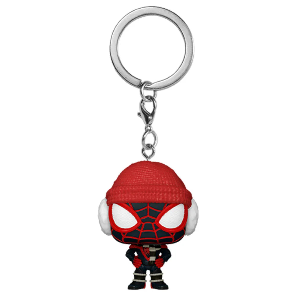 Pocket POP Keychain Marvel Spiderman Miles Morales Winter Miles Nerdscape