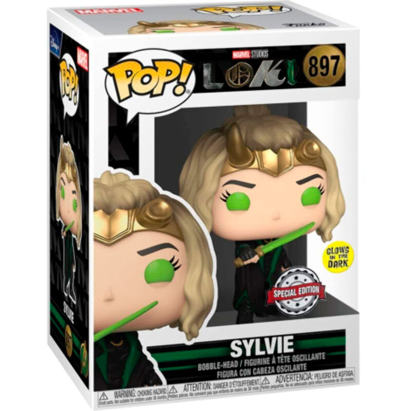 Funko Pop! Marvel Loki Sylvie - Figura da Collezione Vinyl Nerdscape