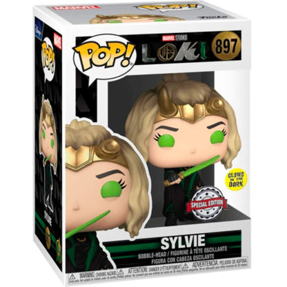 Funko Pop! Marvel Loki Sylvie - Figura da Collezione Vinyl Nerdscape