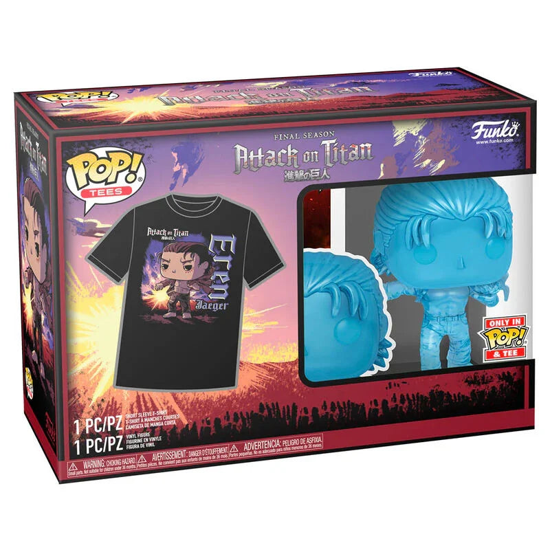 Set figure POP & Tee Attack on Titan Eren Exclusive Nerdscape