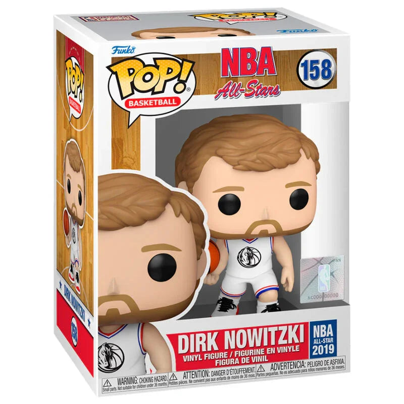 Funko Pop! NBA All-Stars Dirk Nowitzki 2019 - Figura da Collezione Vinyl Nerdscape