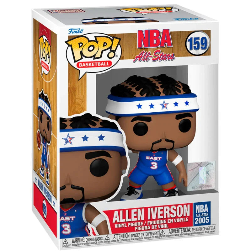 Funko Pop! NBA All-Stars Allen Iverson 2005 - Figura da Collezione Vinyl Nerdscape