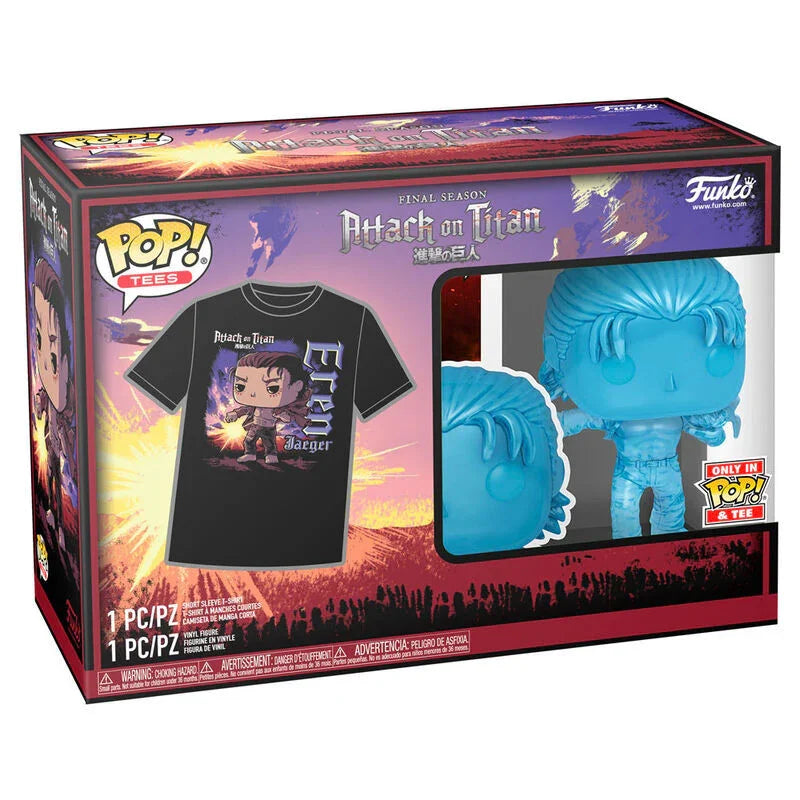 Set figure POP & Tee Attack on Titan Eren Exclusive Nerdscape