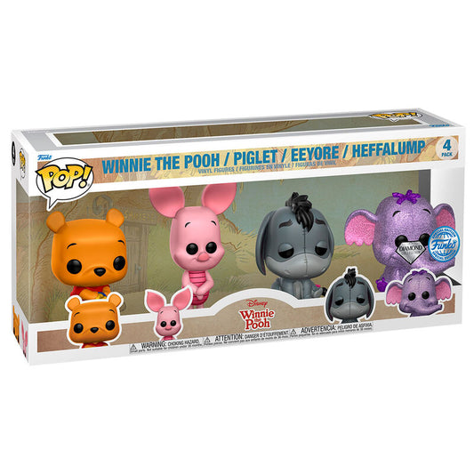 POP pack 4 Disney Winnie the Pooh Exclusive figures
