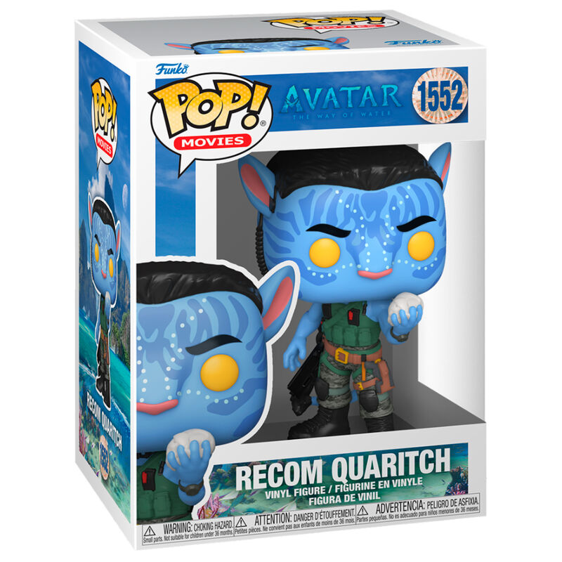 POP figure Avatar The Way of Water Recom Quaritch Nerdscape