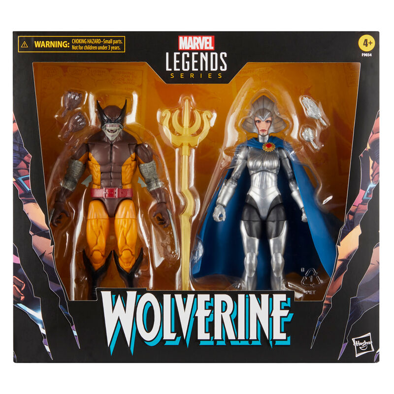 Marvel Legends Series Wolverine & Lilandra Neramani pack figures 15cm Nerdscape