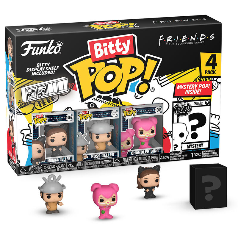 Funko Pop! Bitty POP Friends Monica - Figura da Collezione Vinyl 4 pezzi Nerdscape