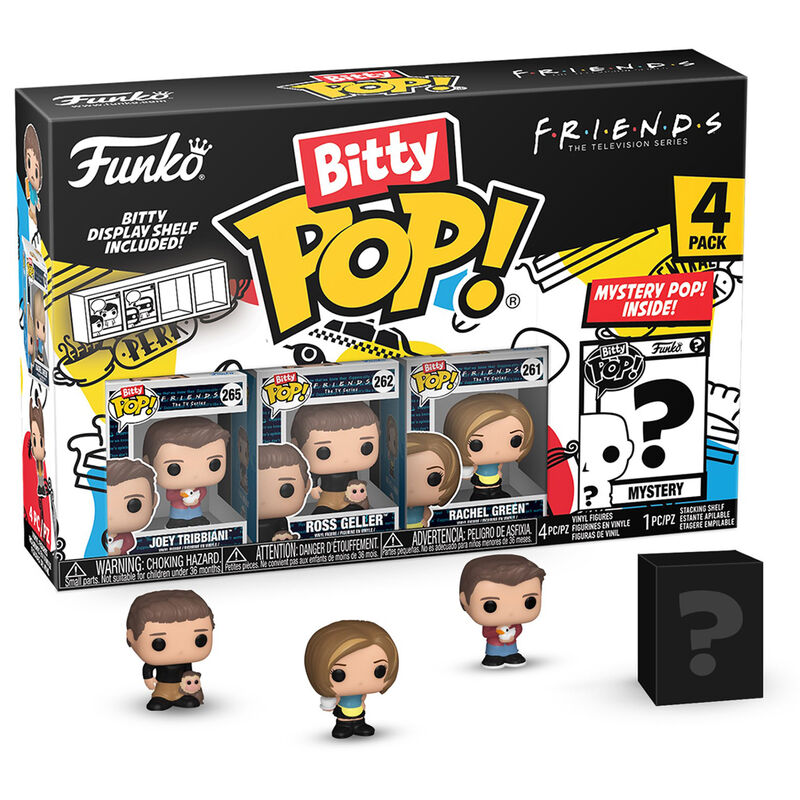 Funko Pop! Bitty POP Friends Joey 4 - Figura da Collezione Vinyl Nerdscape