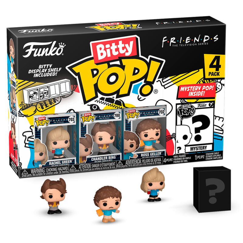 Funko Pop! Bitty POP Friends Rachel pk4 - Figura da Collezione Vinyl Nerdscape