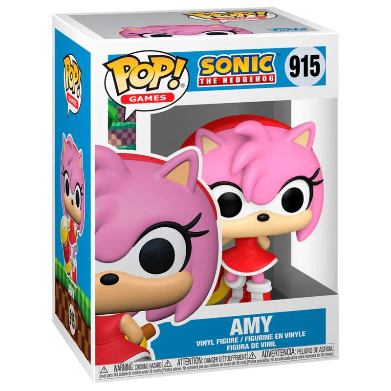 Funko Pop! Sonic the Hedgehog Amy - Figura da Collezione Vinyl Nerdscape