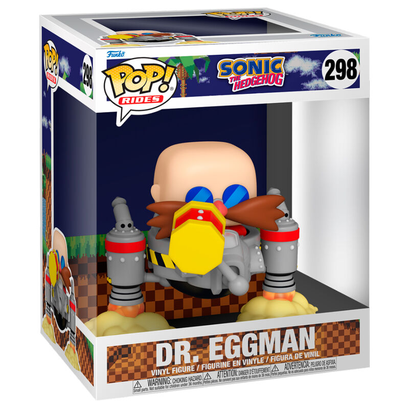 Funko Pop! Sonic the Hedgehog Dr. Eggman - Figura da Collezione Vinyl Nerdscape