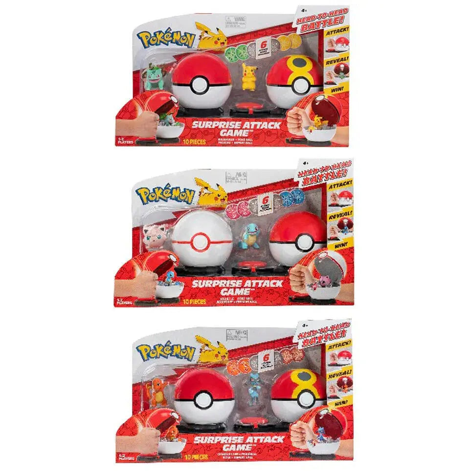 Pokemon Pikachu vs Bulbasaur attack game Nerdscape