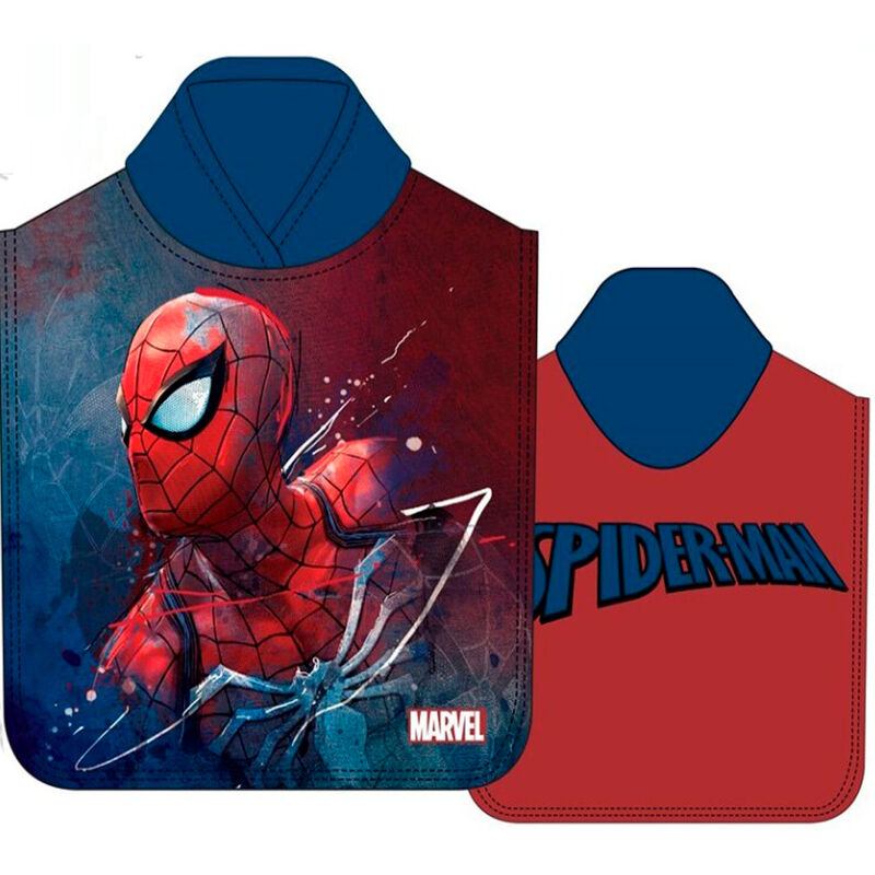 Marvel Spiderman microfibre poncho towel Nerdscape
