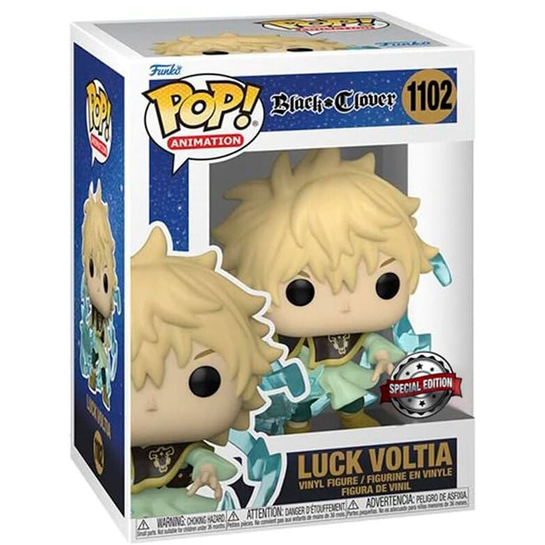 Funko Pop! Black Clover Luck Voltia - Figura da Collezione Vinyl Nerdscape