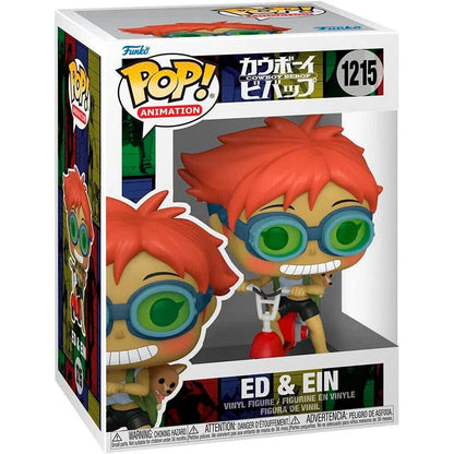Funko Pop! Cowboy Bebop Ed & Ein - Figura da Collezione Vinyl Nerdscape