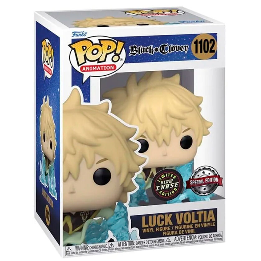 Funko Pop! Black Clover Luck Voltia - Figura da Collezione Vinyl Nerdscape
