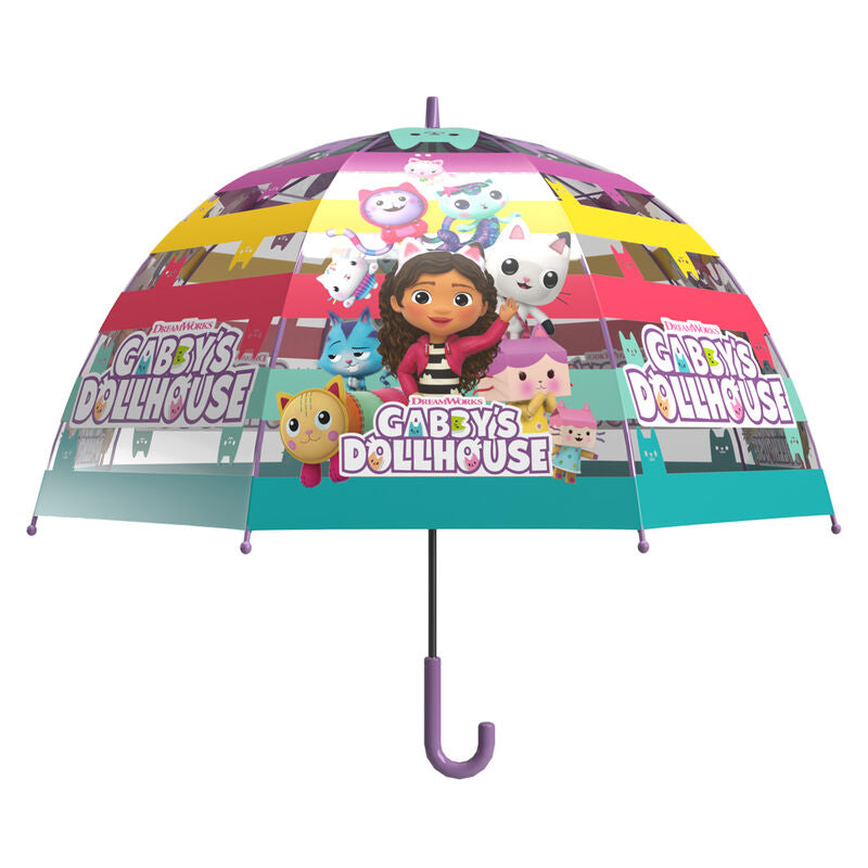 Gabby Doll House manual transparent bubble umbrella 48cm Nerdscape