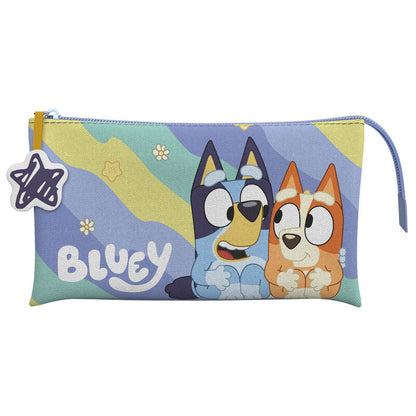 Bluey Light Waves triple pencil case Nerdscape