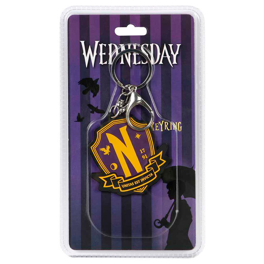 Wednesday Emblem keychain Nerdscape