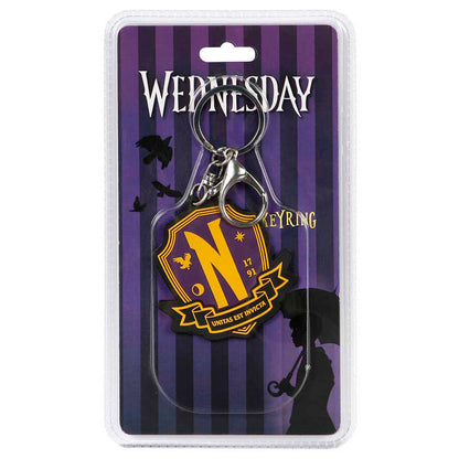 Wednesday Emblem keychain Nerdscape