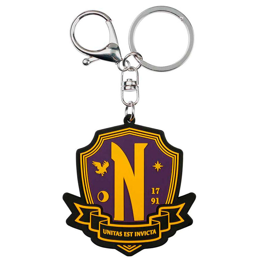 Wednesday Emblem keychain Nerdscape