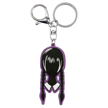 Wednesday Head keychain Nerdscape