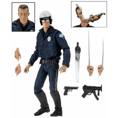 Terminator 2 T-1000 Police Motorised - Figura da Collezione 18cm - Nerdscape Nerdscape