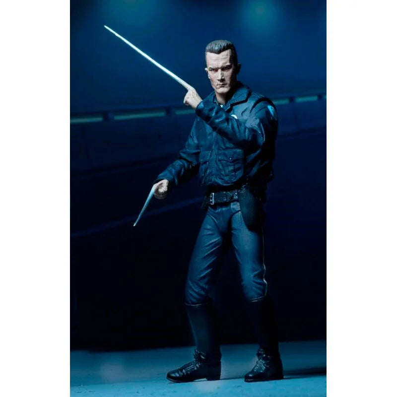 Terminator 2 T-1000 Police Motorised - Figura da Collezione 18cm - Nerdscape Nerdscape