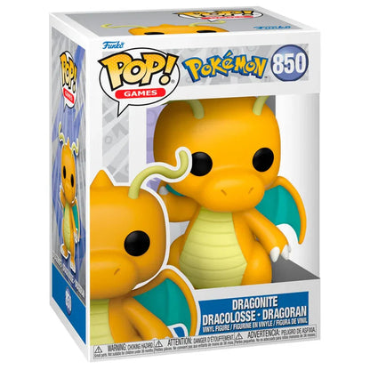 Funko Pop! Pokemon Dragonite - Figura da Collezione Vinyl Nerdscape