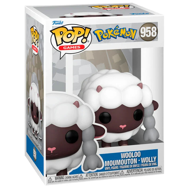 Funko Pop! Pokemon Wooloo - Figura da Collezione Vinyl Nerdscape