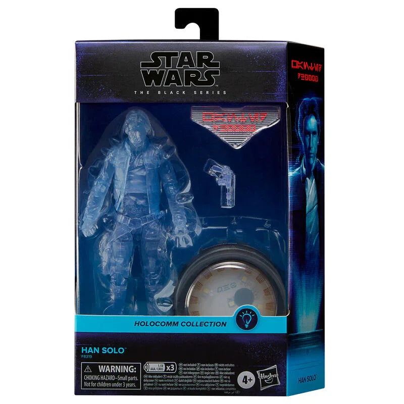 Star Wars Han Solo Holocomm Collection The Black Series Figura da Collezione 15cm - Nerdscape Nerdscape
