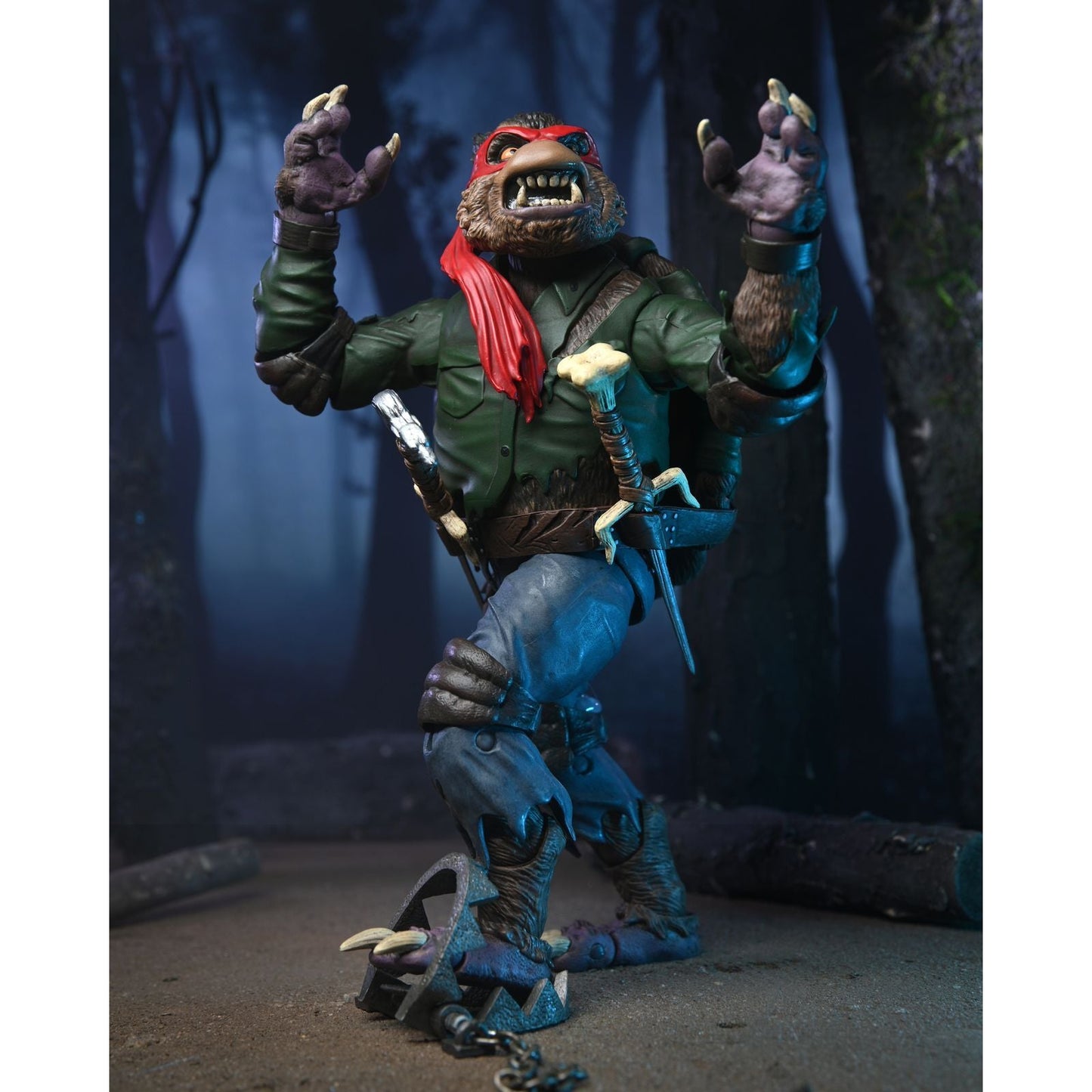 Ninja Turtles Universal Monsters Raphael as the Wolfman ultimate figure 18cm Nerdscape