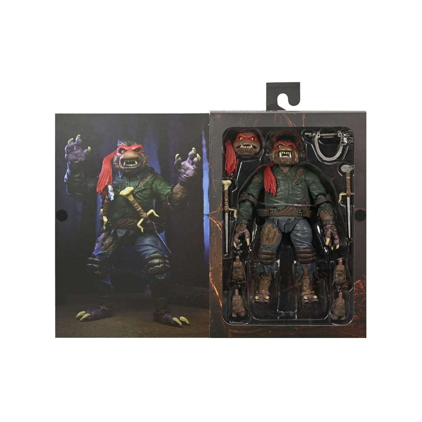 Ninja Turtles Raphael Universal Monsters Wolfman - Figura da Collezione 18cm - Nerdscape Nerdscape