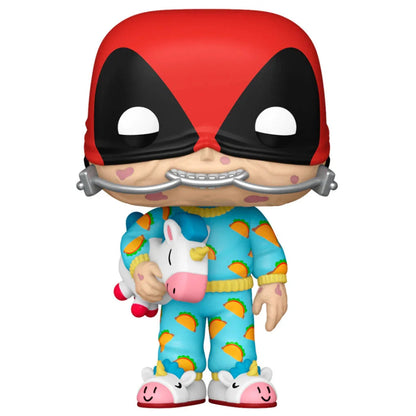 Funko Pop! Marvel Deadpool Sleepover - Figura da Collezione Vinyl Nerdscape