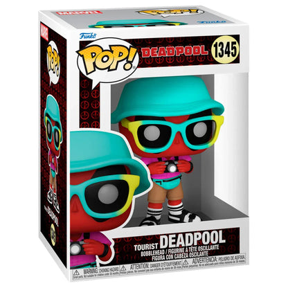Funko Pop! Marvel Deadpool - Deadpool Tourist - Figura da Collezione Vinyl Nerdscape