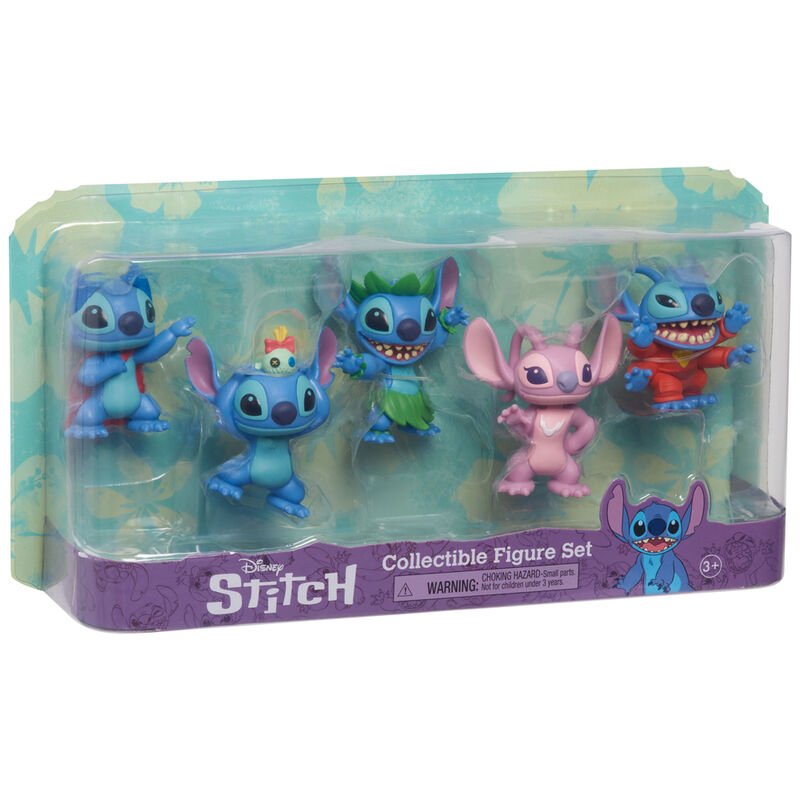 Disney Stitch pack 5 figures 7cm - Nerdscape