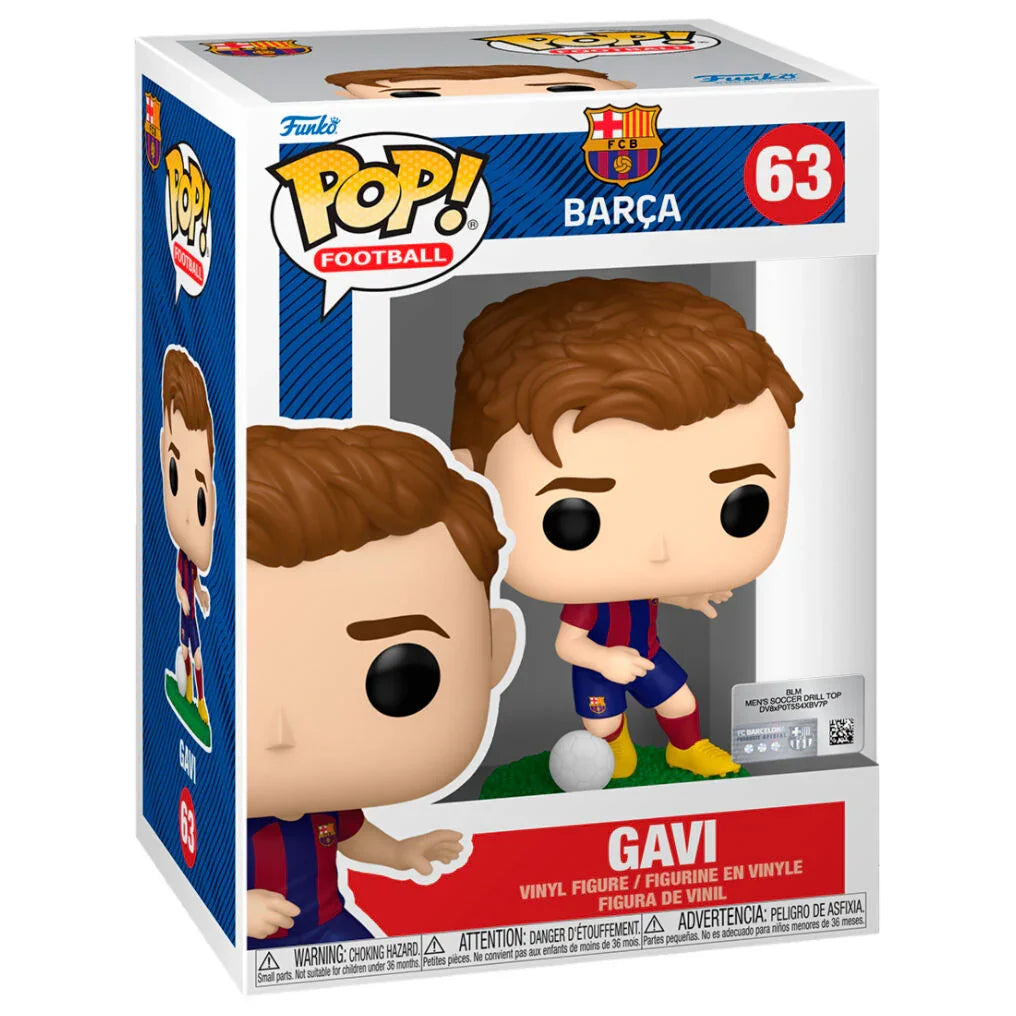 Funko Pop! F.C. Barcelona Gavi - Figura da Collezione Vinyl Nerdscape
