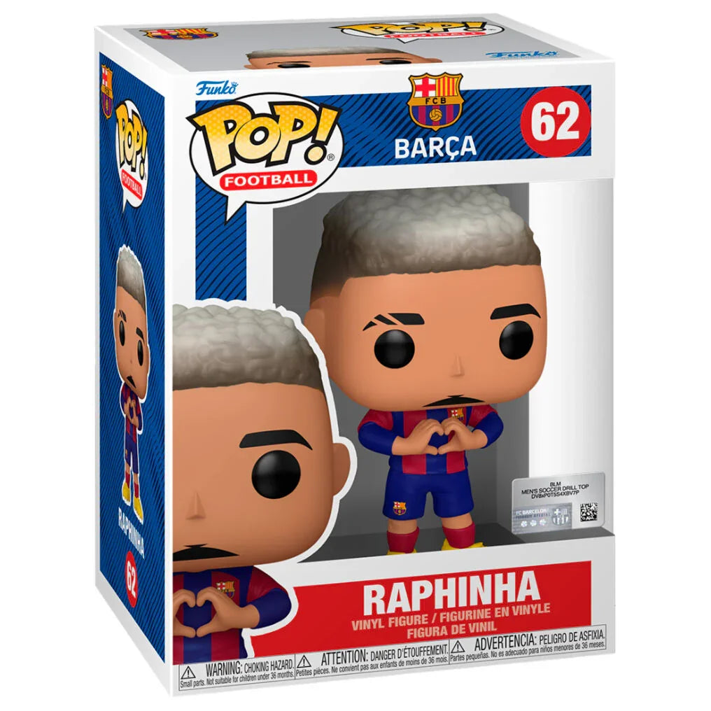 Funko Pop! F.C. Barcelona Raphinha - Figura da Collezione Vinyl Nerdscape