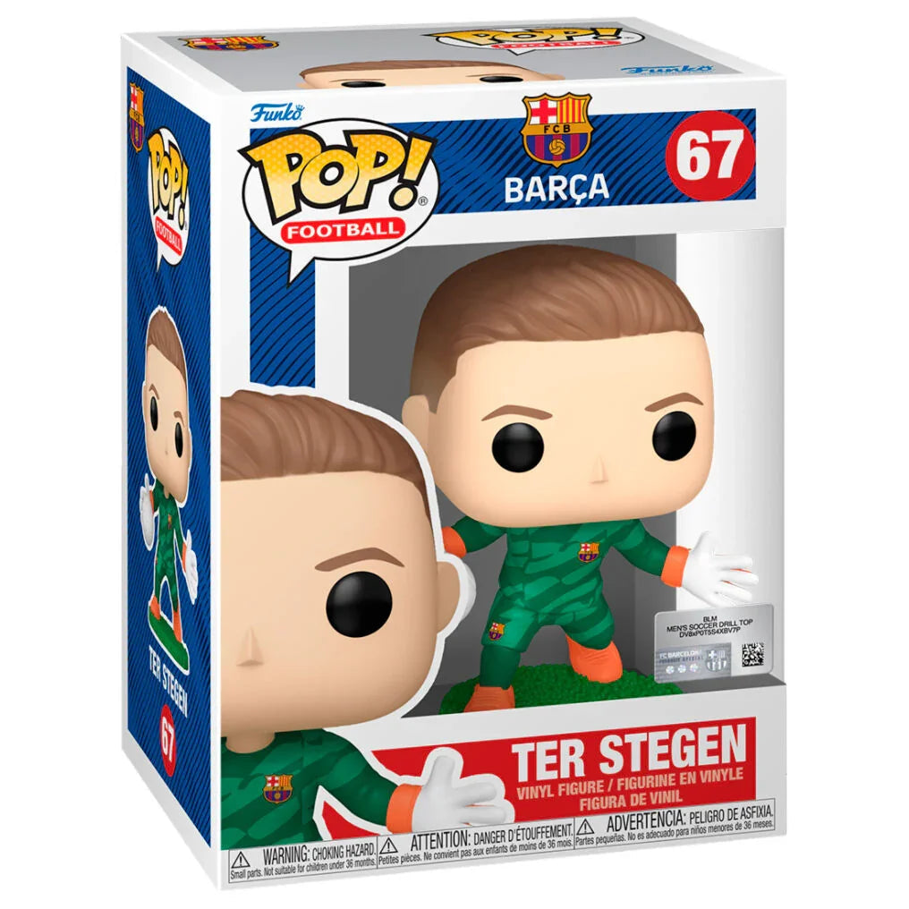 Funko Pop! F.C. Barcelona Ter Stegen - Figura da Collezione Vinyl Nerdscape