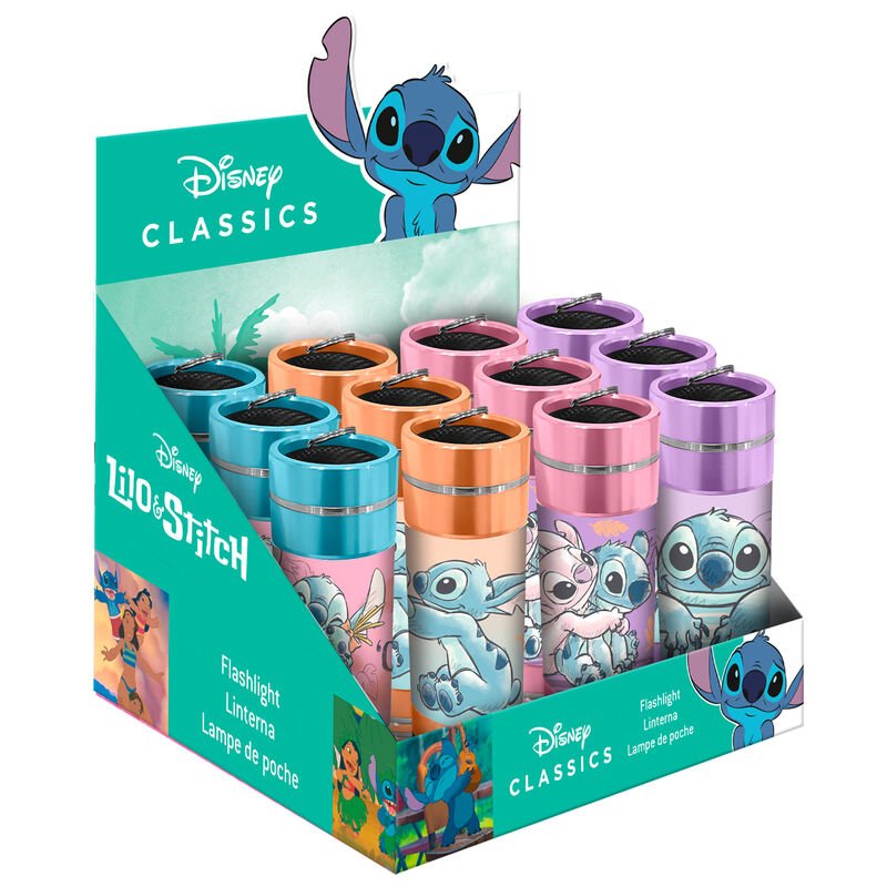 Disney Stitch assorted aluminium led torch - Nerdscape