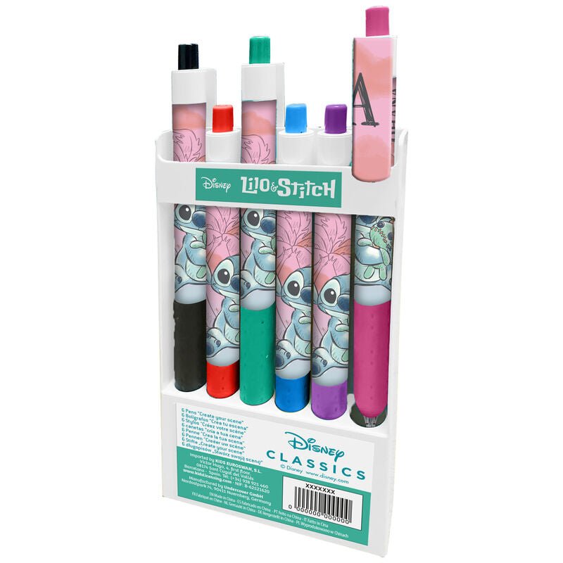 Disney Stitch blister 6 pens - Nerdscape