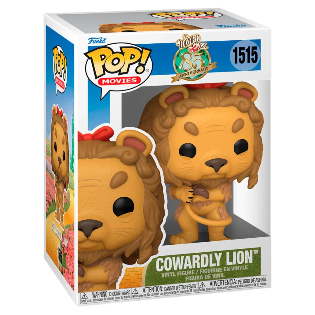 Funko Pop! The Wizard of OZ Cowardly Lion - Figura da Collezione Vinyl Nerdscape