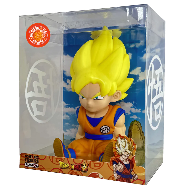 Dragon Ball Super Son Goku Super Saiyan Money box figure 15cm Nerdscape